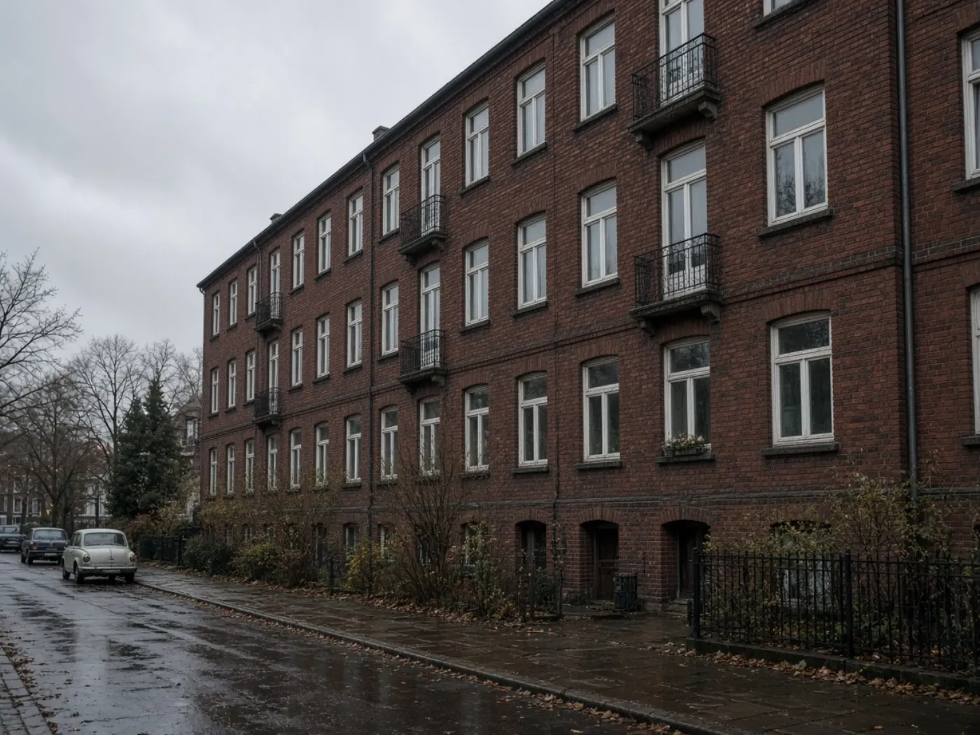 Klinker-Mehrfamilienhaus der 1950er in Hamburg-Eimsbüttel